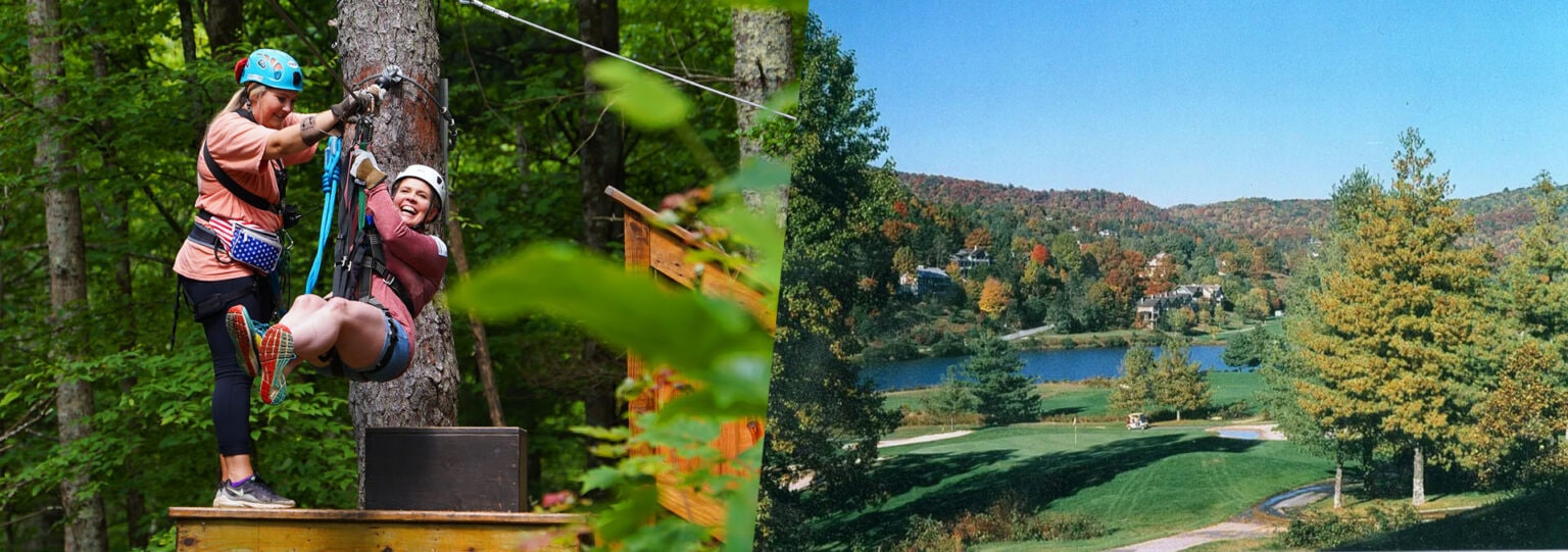 Golf & Zipline Package Highlands Aerial Park